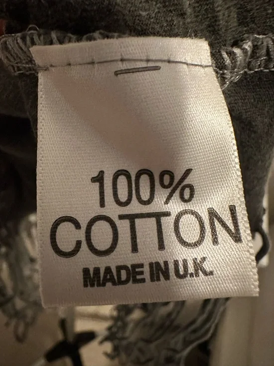 AC/DC XL Black Fringe Tank Top Graphic Vintage Ladies Babydoll Tassel Vest - Picture 3 of 8